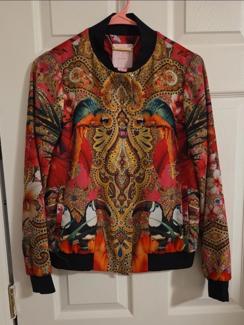 Ted Baker Umeko Paisley Bomber Jacket